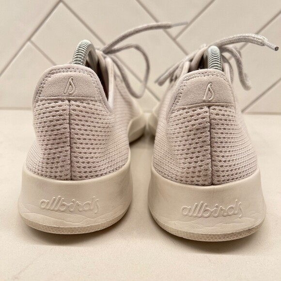 Allbirds White Tree Runners Women's Size 10 w/out Insoles - Picture 5 of 11